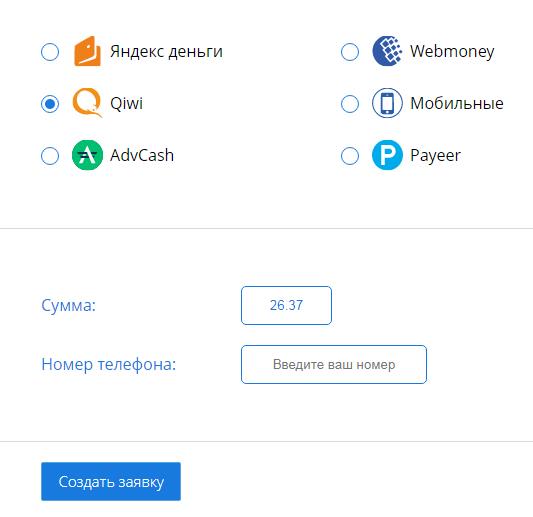 VkTarget способы выплаты