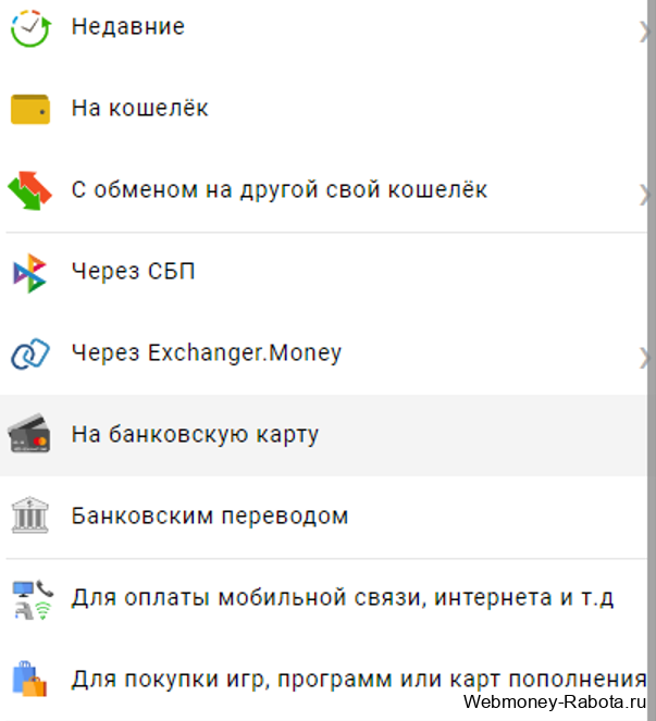 Как вывести Webmoney на карту Сбер, ВТБ24, Альфа-Клик