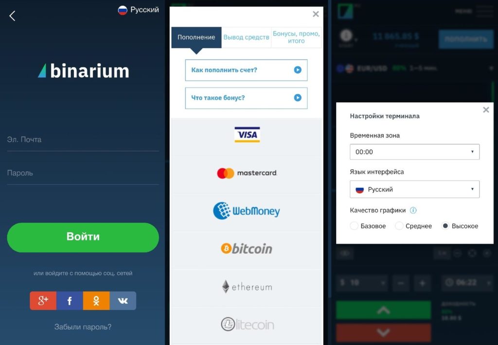 Честные бинарные опционы на Binarium - обзор брокера, торговая платформа, заработок и отзывы