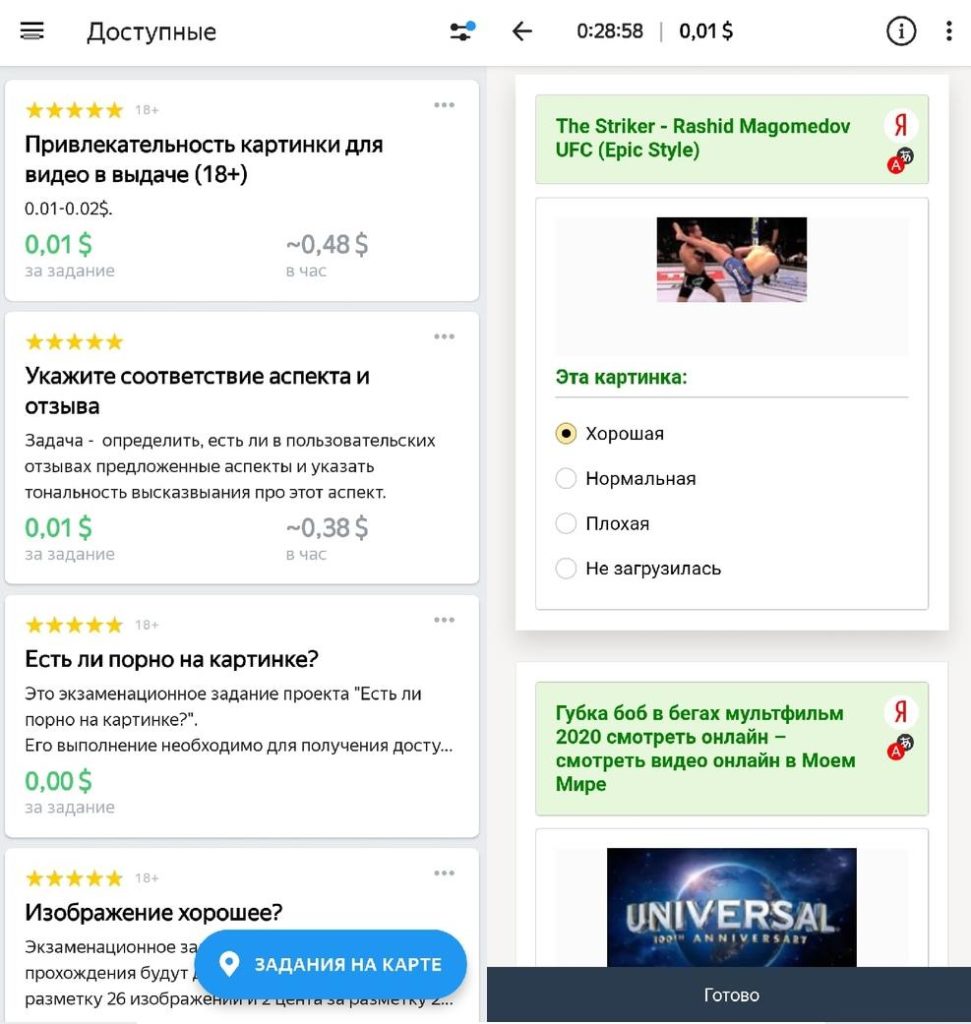 яндекс толока сколько платит