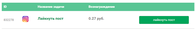 лайкнуть пост