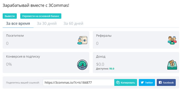 партнерка 3commas
