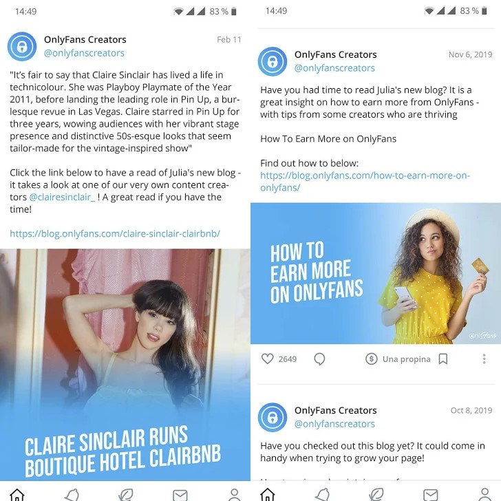 работа на Onlyfans