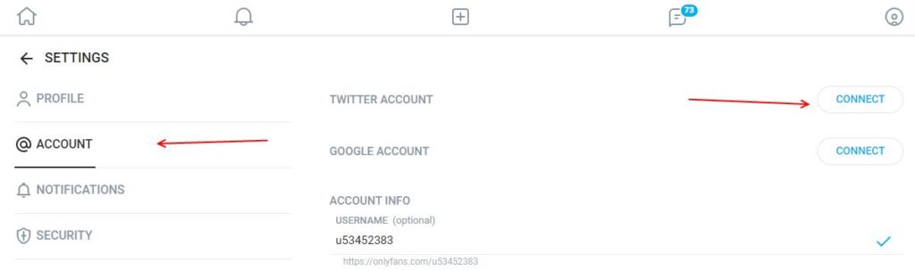 Как привязать аккаунт Twitter на Onlyfans и зачем это нужно?