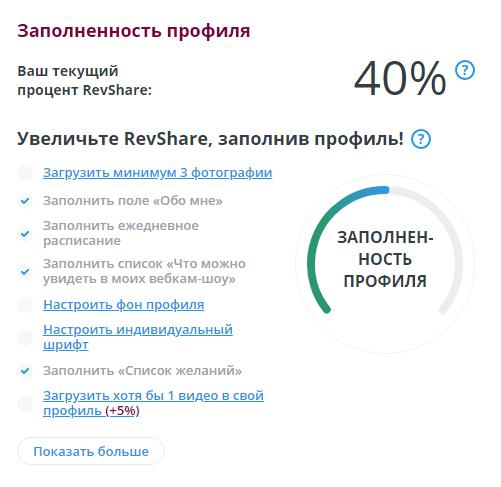 RevShare bongamodels