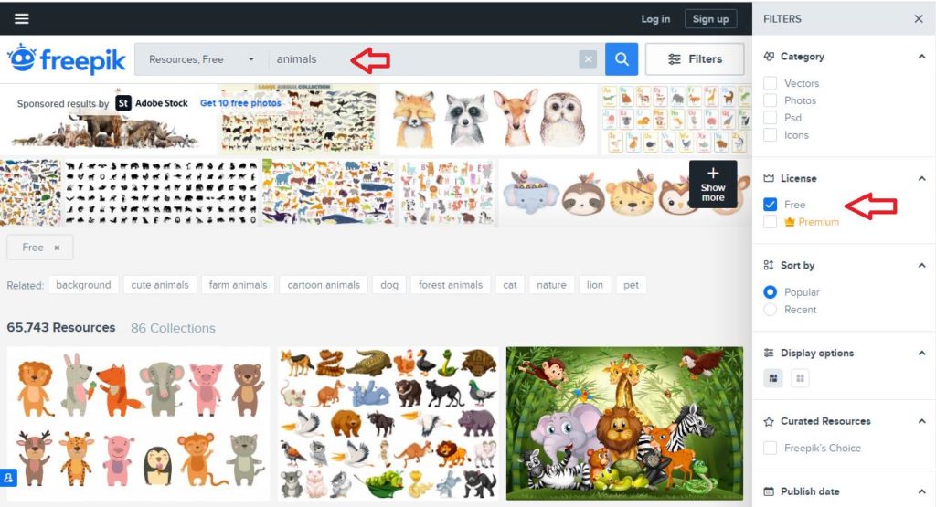 Freepik сервис