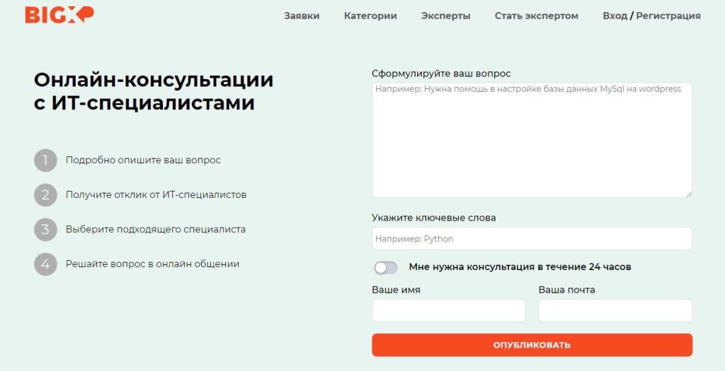 BigXP сервис