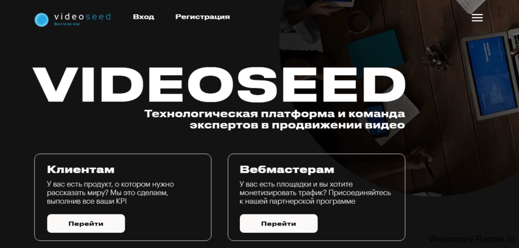 заработок в Videoseed
