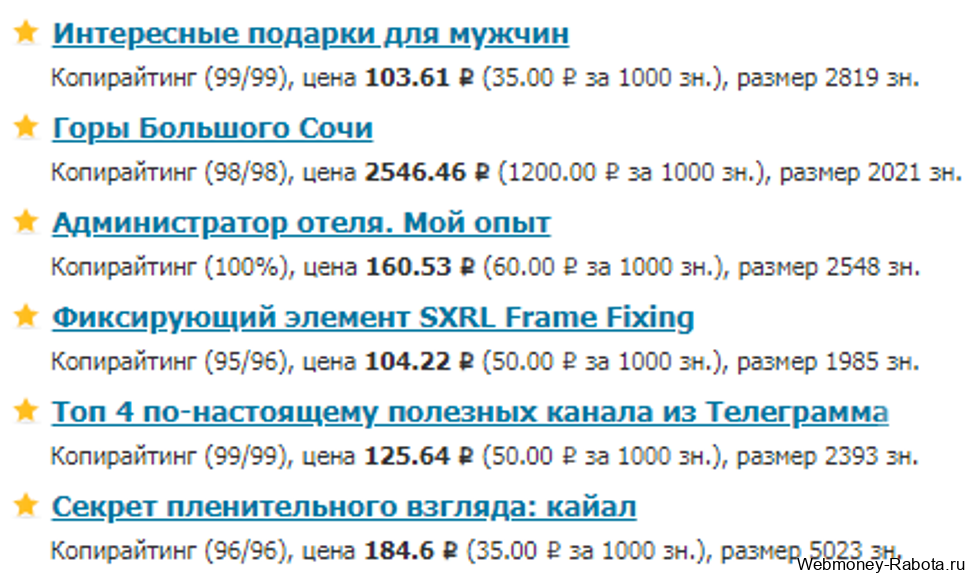 продать статью и заработать
