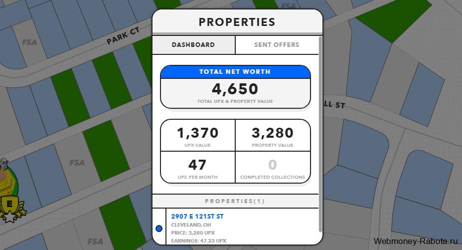 NFT Крипто игра про виртуальную недвижимость Upland – заработок без вложений