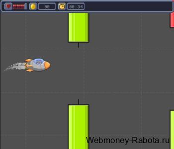 Flappy Rocket Rollercoin