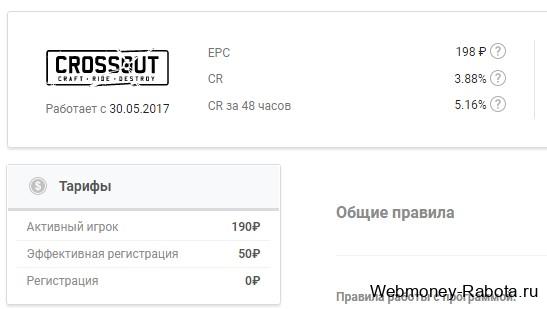 пример игрового оффера