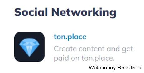 Social Networking TON Place