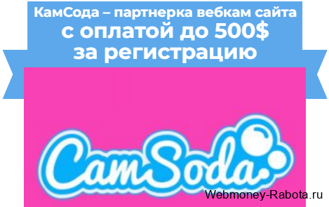 КамСода выгодная партнерка для заработка