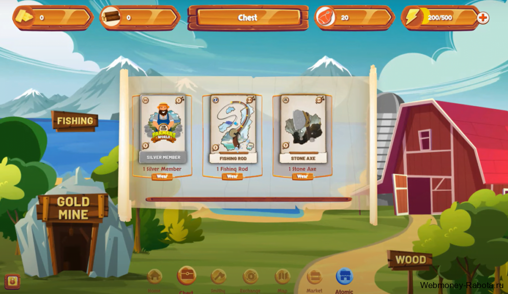 Гайд по игре Farmers World - как играть, крафтить, выводить и сколько можно заработать