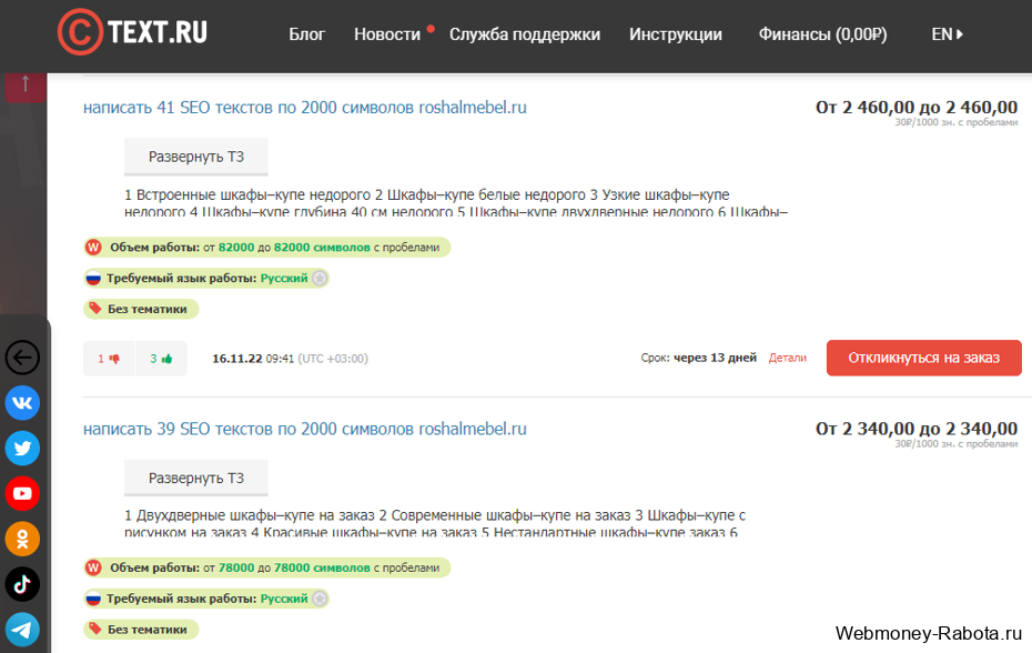 Сайты на которых реально заработать