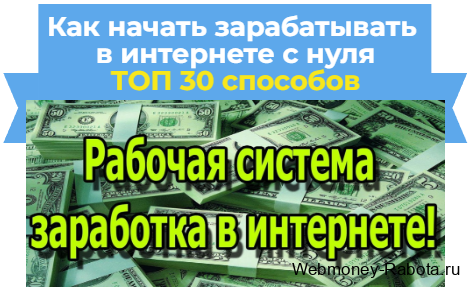 как начать зарабатывать в интернете с нуля - инструкция